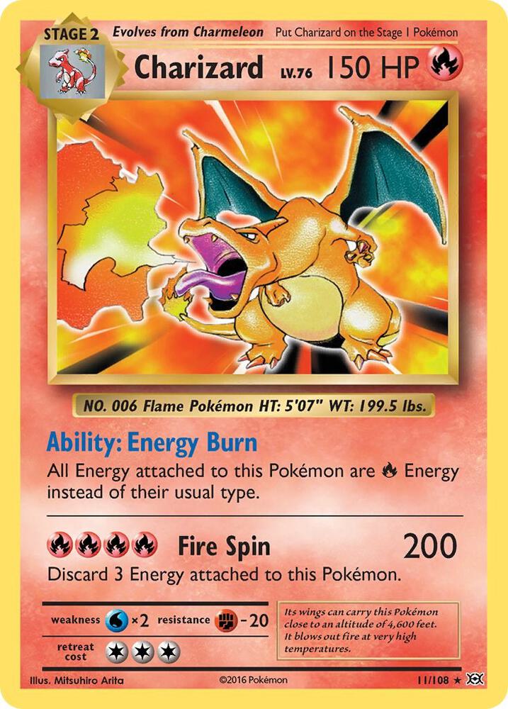 Charizard 11/108 (XY - Evolutions) - Holofoil