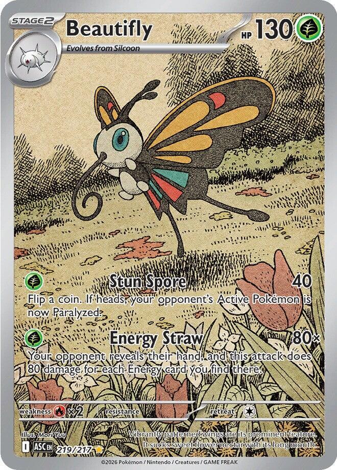 Beautifly 219/217 (ME: Ascended Heroes) - Holofoil