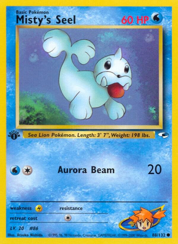 Misty's Seel 088/132 (Gym Heroes) - 1st Edition