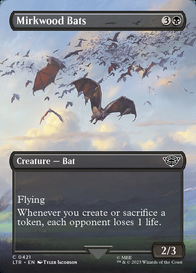 Mirkwood Bats 421 (Universes Beyond: The Lord of the Rings: Tales of Middle-earth) - Borderless