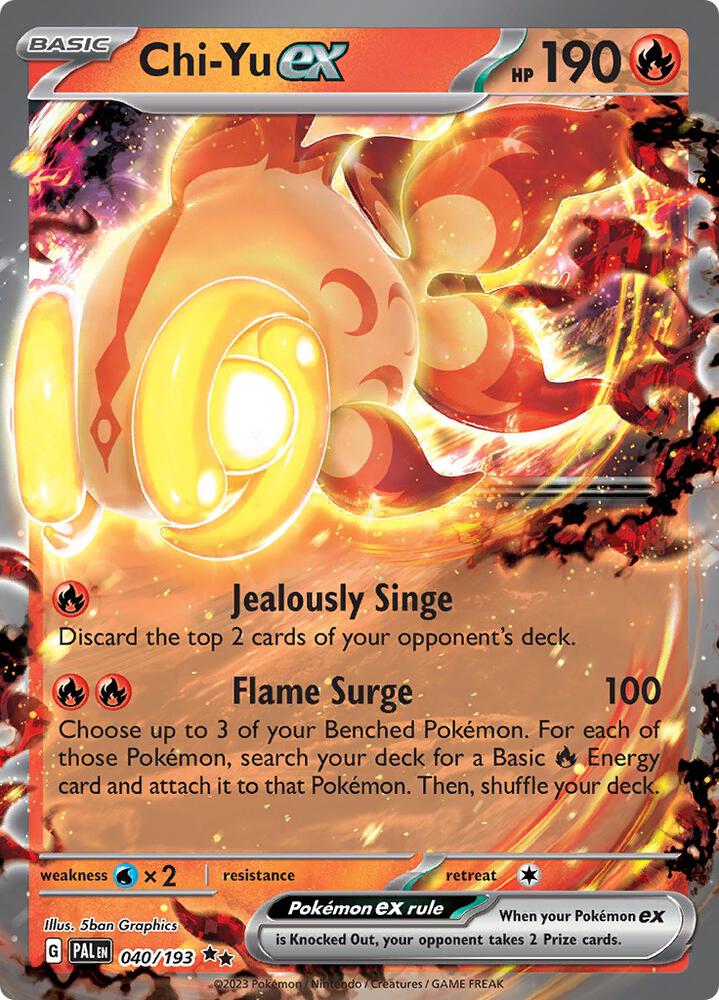 Chi-Yu ex 040/193 (SV02: Paldea Evolved) - Holofoil