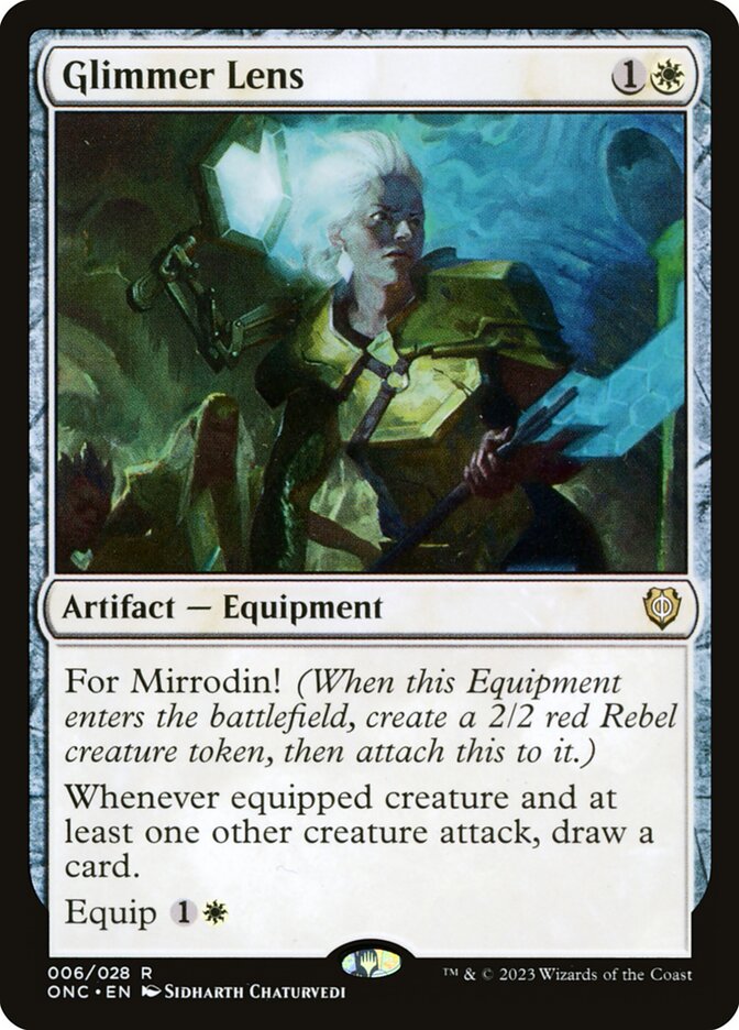 Glimmer Lens 6 (Commander: Phyrexia: All Will Be One)