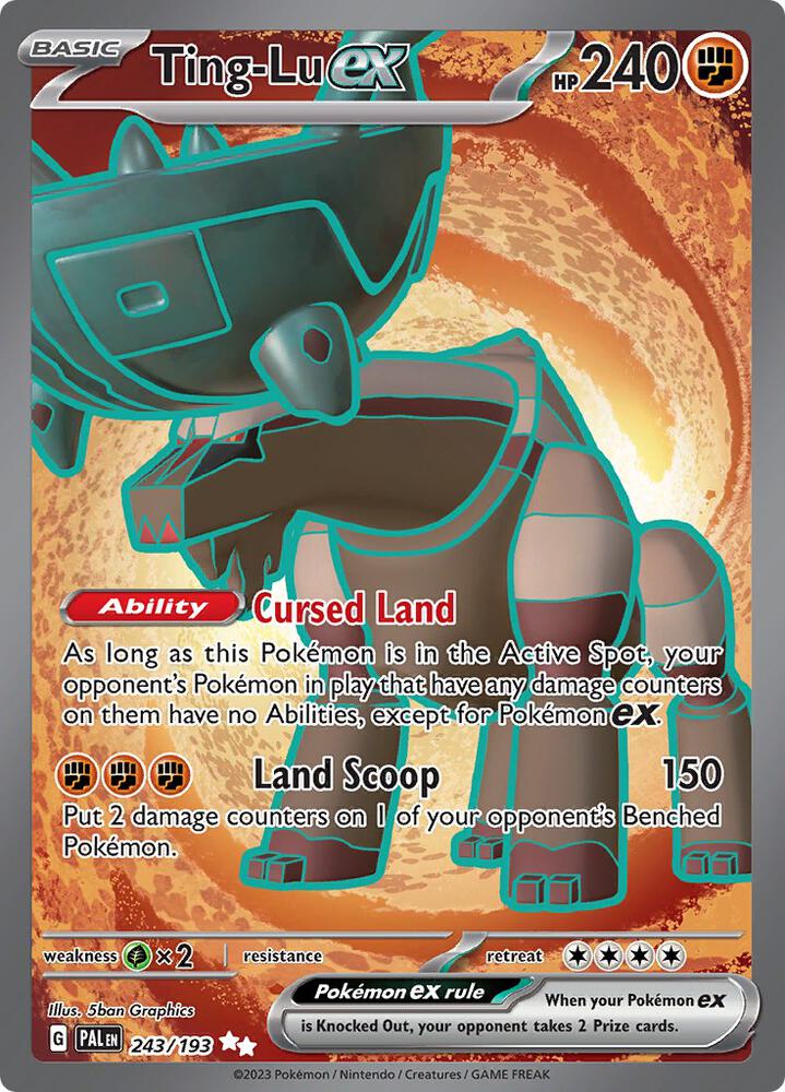 Ting-Lu ex 243/193 (SV02: Paldea Evolved) - Holofoil