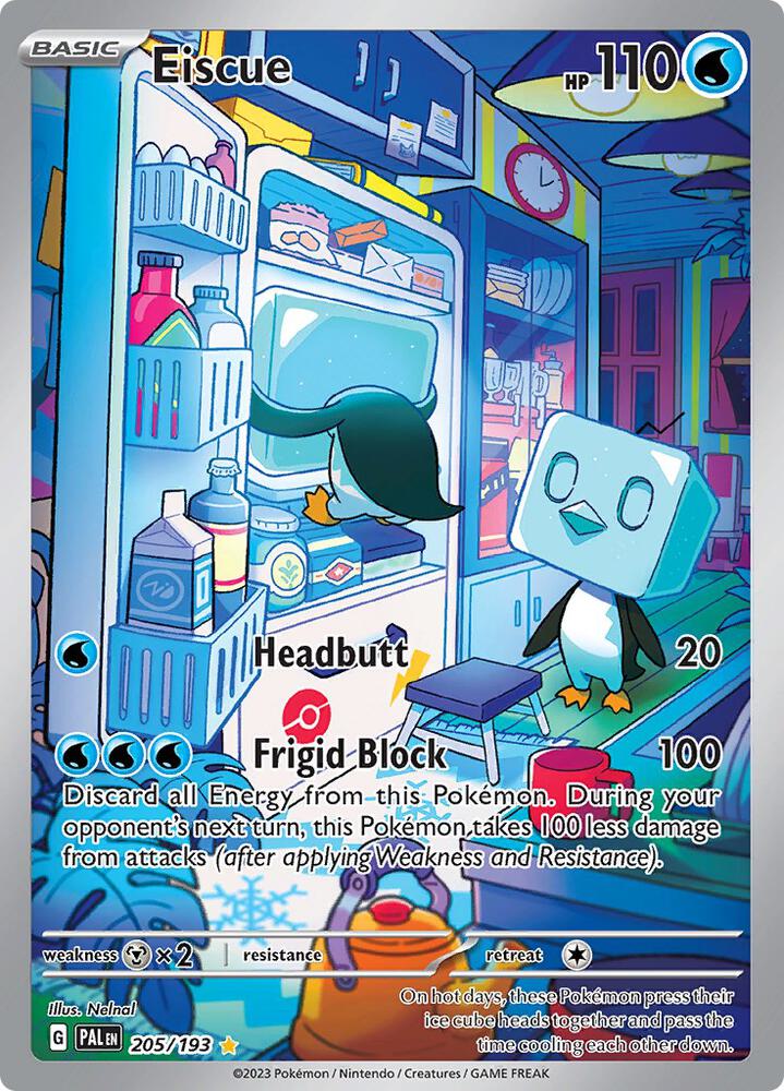 Eiscue 205/193 (SV02: Paldea Evolved) - Holofoil