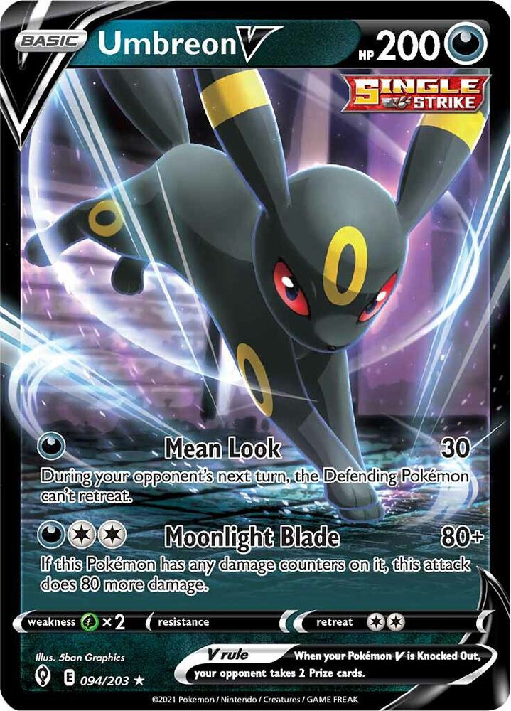 Umbreon V 094/203 (SWSH07: Evolving Skies) - Holofoil