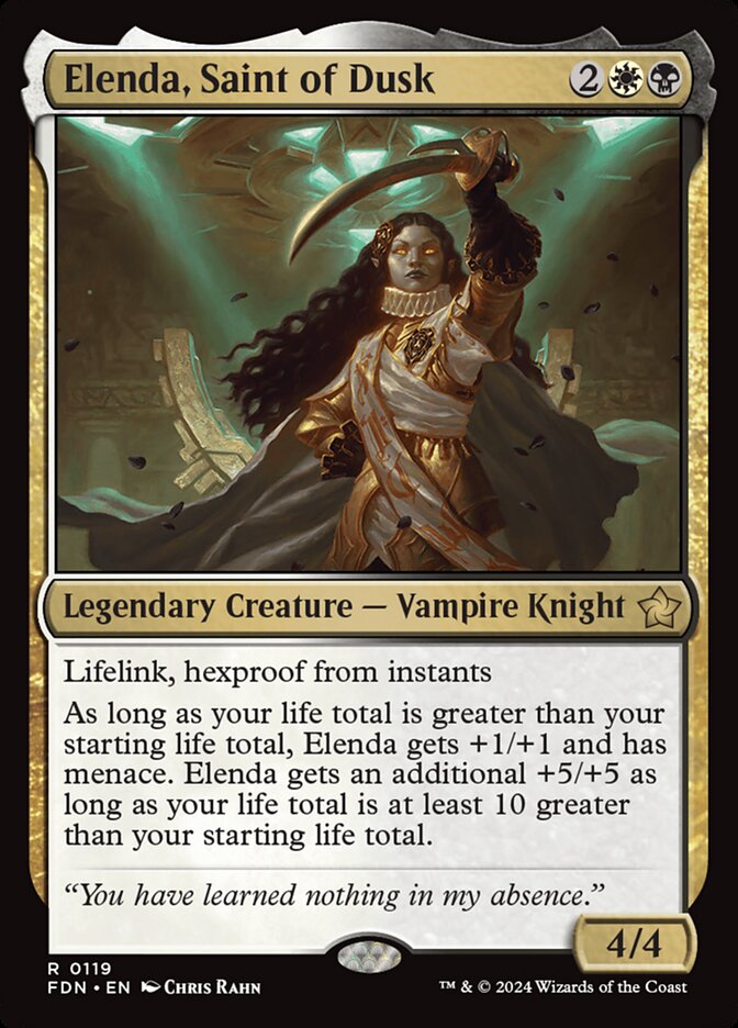 Elenda, Saint of Dusk 119/291 (Foundations)