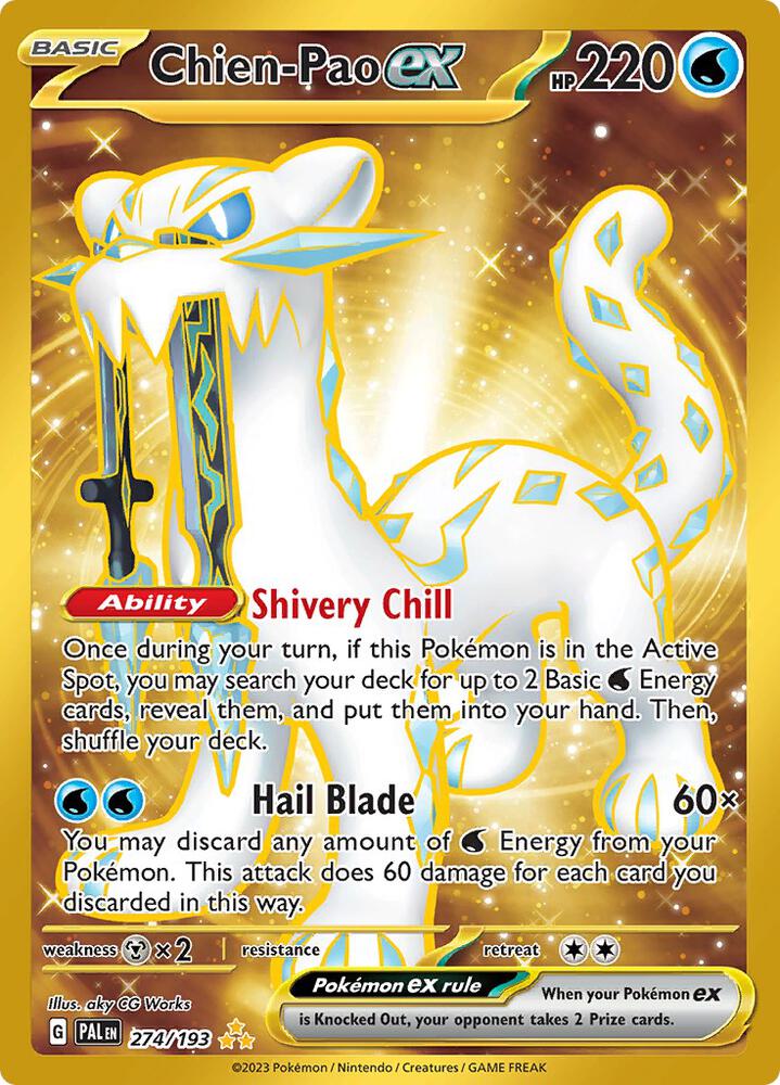 Chien-Pao ex 274/193 (SV02: Paldea Evolved) - Holofoil