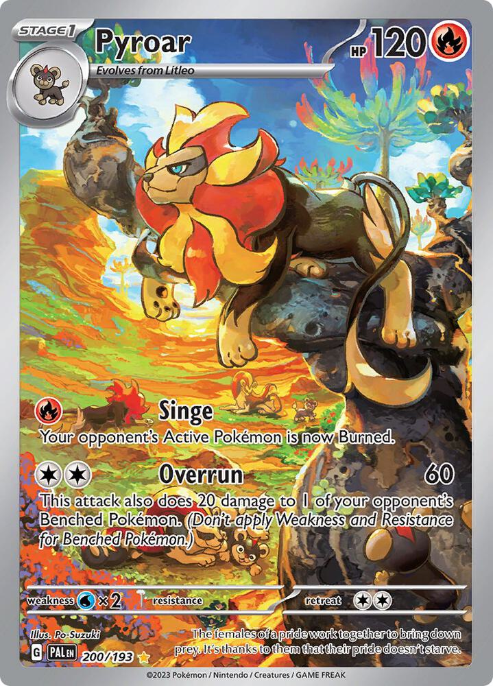 Pyroar 200/193 (SV02: Paldea Evolved) - Holofoil