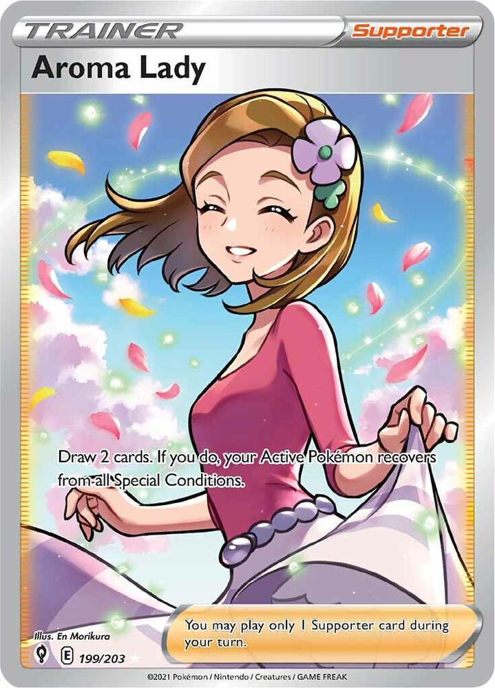 Aroma Lady 199/203 (SWSH07: Evolving Skies) - Holofoil