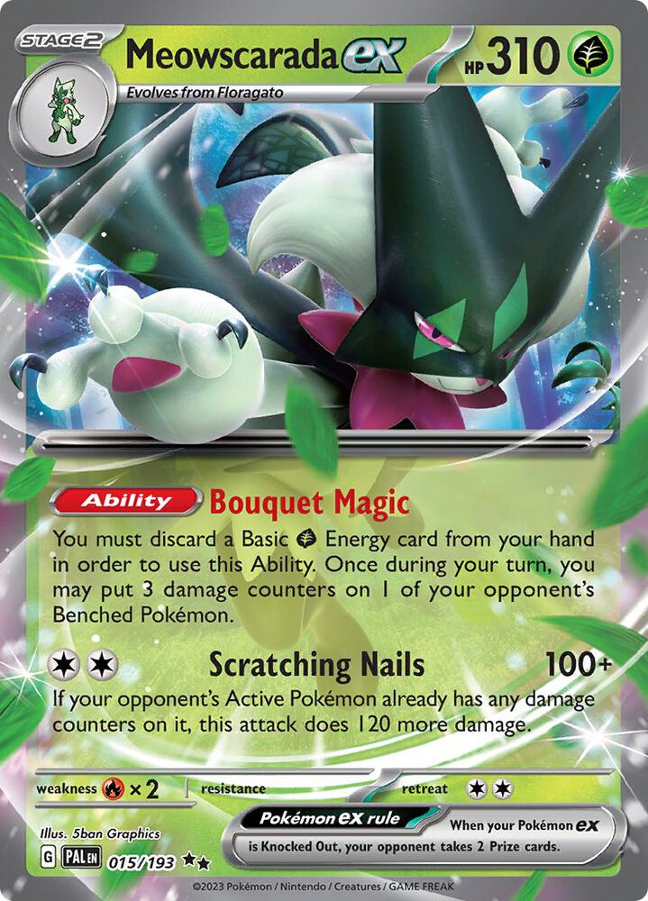 Meowscarada ex 015/193 (SV02: Paldea Evolved) - Holofoil