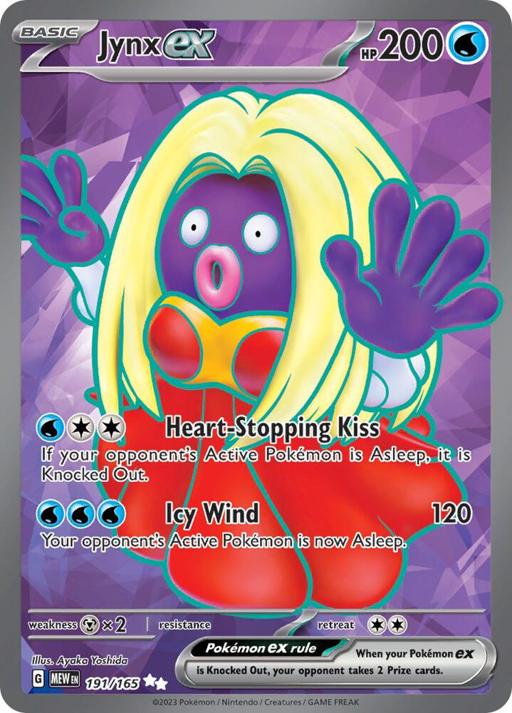 Jynx ex 191/165 (SV: Scarlet & Violet 151) - Holofoil