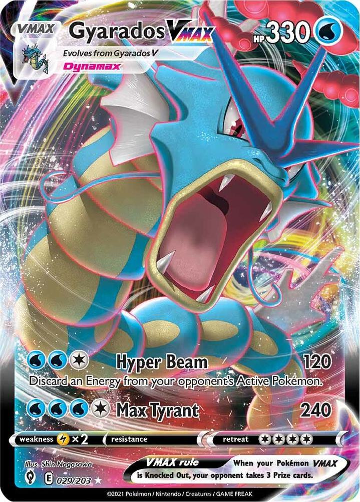 Gyarados VMAX 029/203 (SWSH07: Evolving Skies) - Holofoil