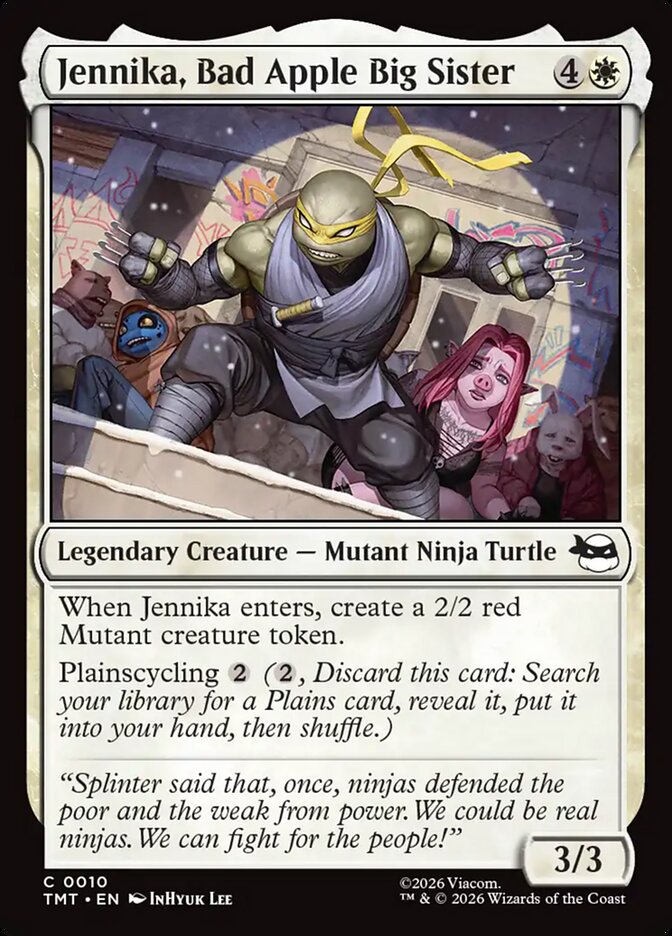 Jennika, Bad Apple Big Sister 10/190 (Teenage Mutant Ninja Turtles) - Foil