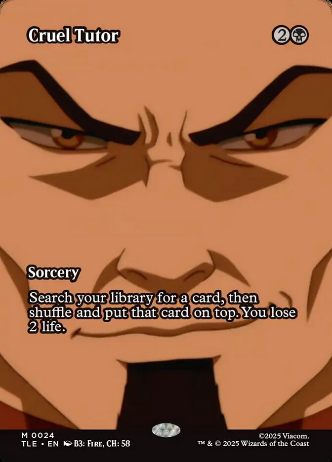 Cruel Tutor 24/317 (Avatar: The Last Airbender: Eternal-Legal) - Borderless