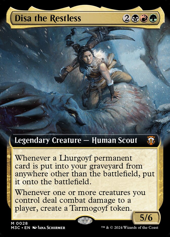 Disa the Restless 28/411 (Commander: Modern Horizons 3) - Extended Art
