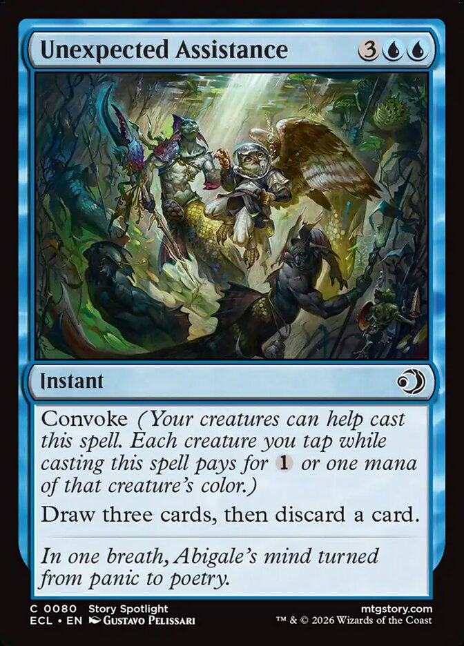 Unexpected Assistance 80/273 (Lorwyn Eclipsed)