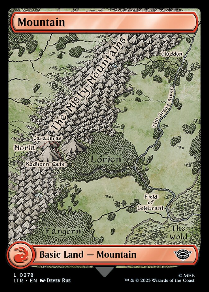 Mountain 278 (Universes Beyond: The Lord of the Rings: Tales of Middle-earth) - Full Art