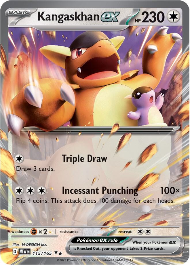 Kangaskhan ex 115/165 (SV: Scarlet & Violet 151) - Holofoil