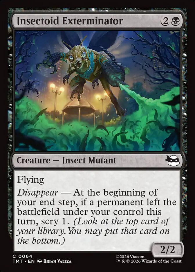 Insectoid Exterminator 64/190 (Teenage Mutant Ninja Turtles) - Foil