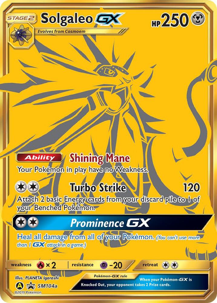 Solgaleo GX SM104a (SM Promos) - Holofoil