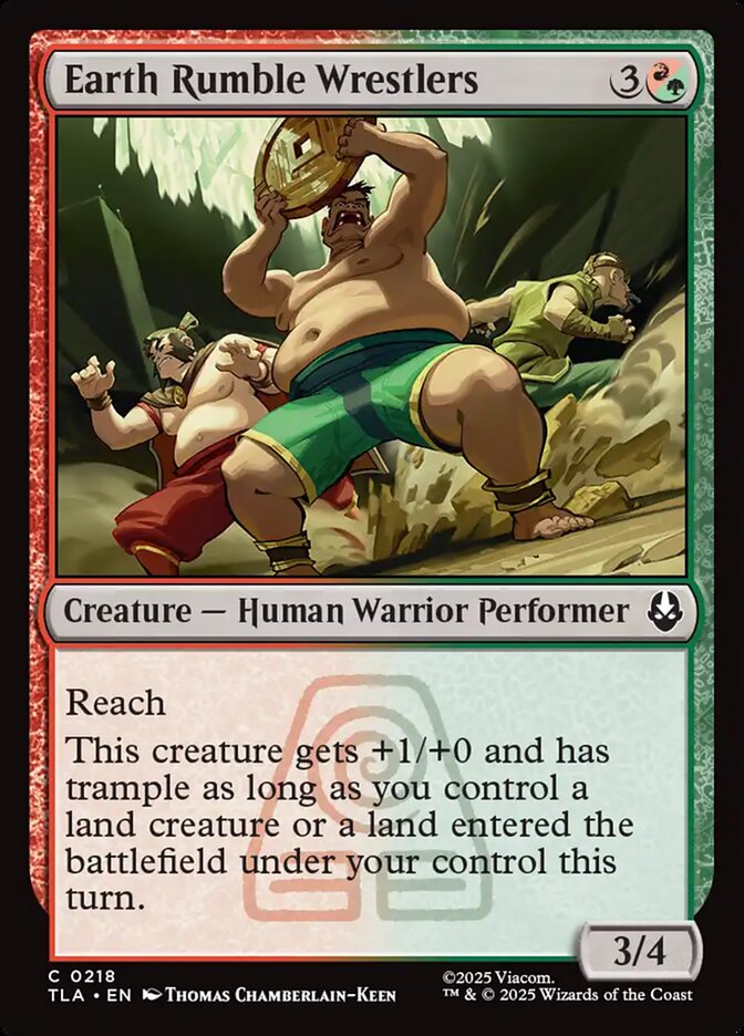 Earth Rumble Wrestlers 218 (Avatar: The Last Airbender)