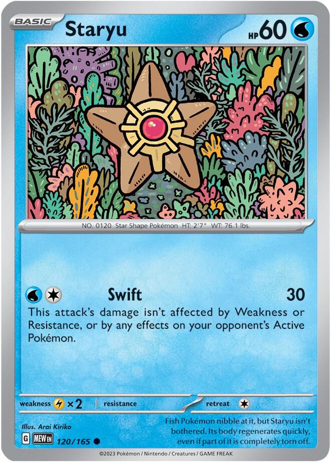 Staryu 120/165 (SV: Scarlet & Violet 151)