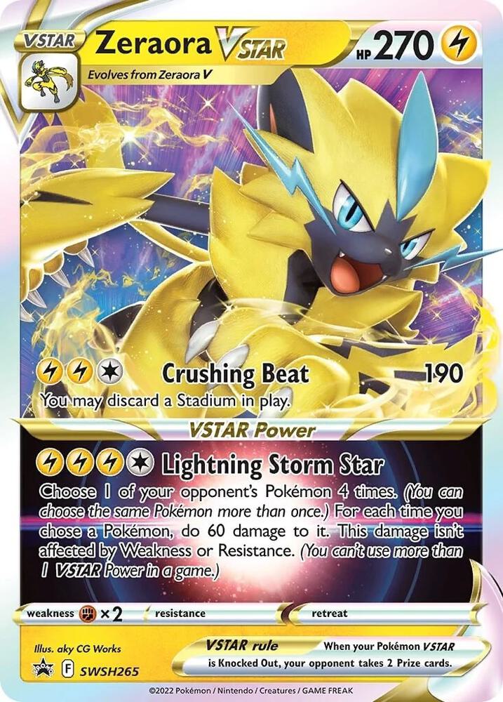 Zeraora VSTAR SWSH265 (SWSH: Sword & Shield Promo Cards) - Holofoil