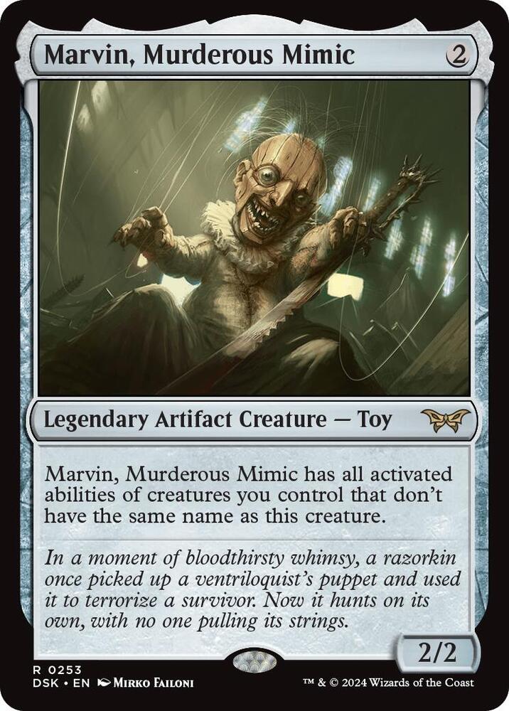 Marvin, Murderous Mimic 253 (Duskmourn: House of Horror)