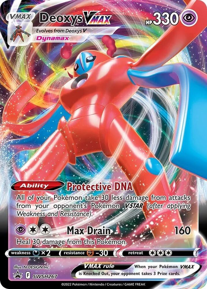 Deoxys VMAX SWSH267 (SWSH: Sword & Shield Promo Cards) - Holofoil