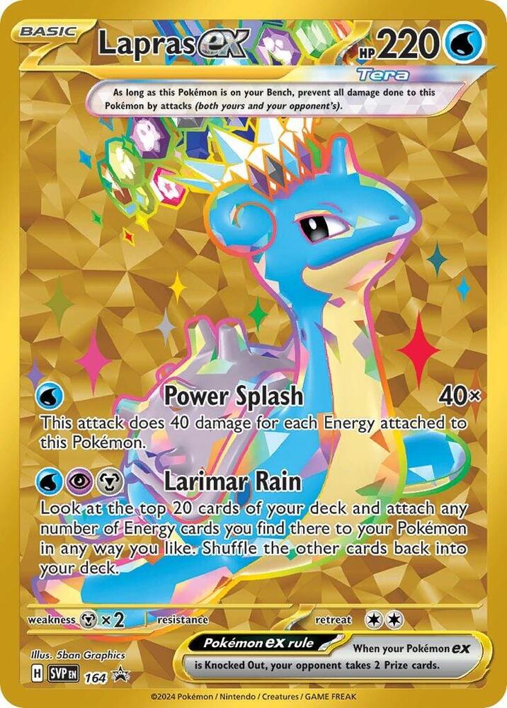 Lapras ex 164 (SV: Scarlet & Violet Promo Cards) - Holofoil