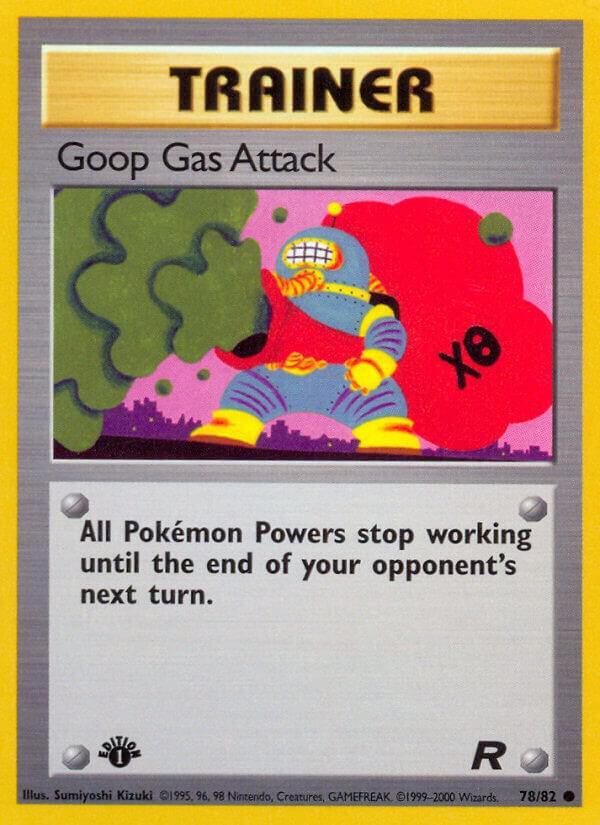 Goop Gas Attack 78/82 (Team Rocket) - 1st Edition