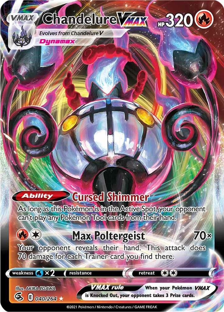 Chandelure VMAX 040/264 (SWSH08: Fusion Strike) - Holofoil