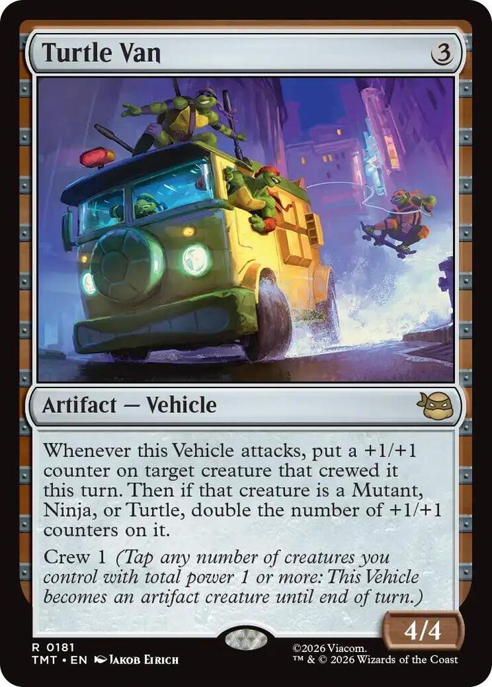 Turtle Van 181/190 (Teenage Mutant Ninja Turtles) - Foil