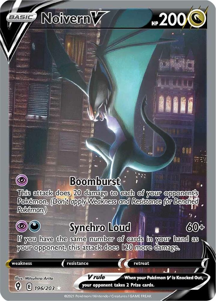 Noivern V 196/203 (SWSH07: Evolving Skies) - Holofoil
