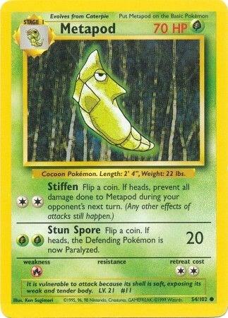 Metapod 054/102 (Base Set) - Unlimited Normal