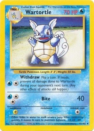 Wartortle 042/102 (Base Set) - Unlimited Normal