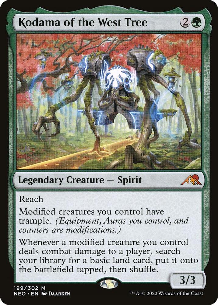 Kodama of the West Tree 199 (Kamigawa: Neon Dynasty) - Foil