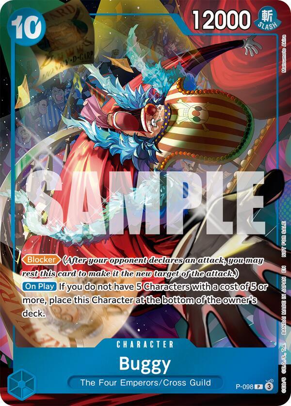 Buggy (Event Pack Vol.8) P-098 (One Piece Promotion Cards) - Foil