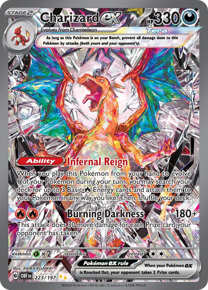Charizard ex 223/197 (SV03: Obsidian Flames) - Holofoil