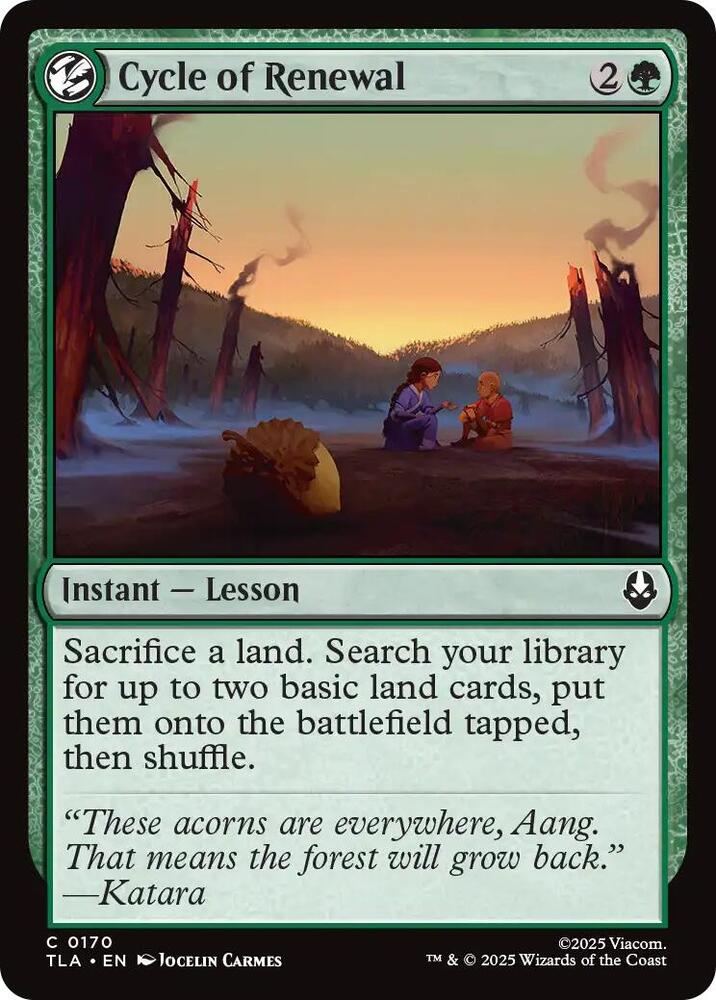 Cycle of Renewal 170/286 (Avatar: The Last Airbender)