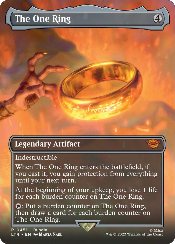 The One Ring Borderless LTR Bundle 451 (Unique and Miscellaneous Promos) - Foil