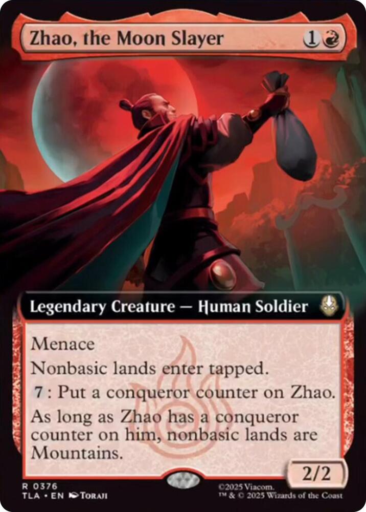 Zhao, the Moon Slayer 376/286 (Avatar: The Last Airbender) - Extended Art