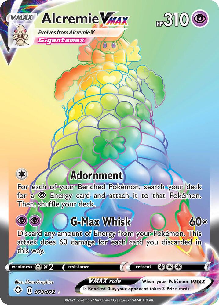 Alcremie VMAX Secret 073/072 (Shining Fates) - Holofoil