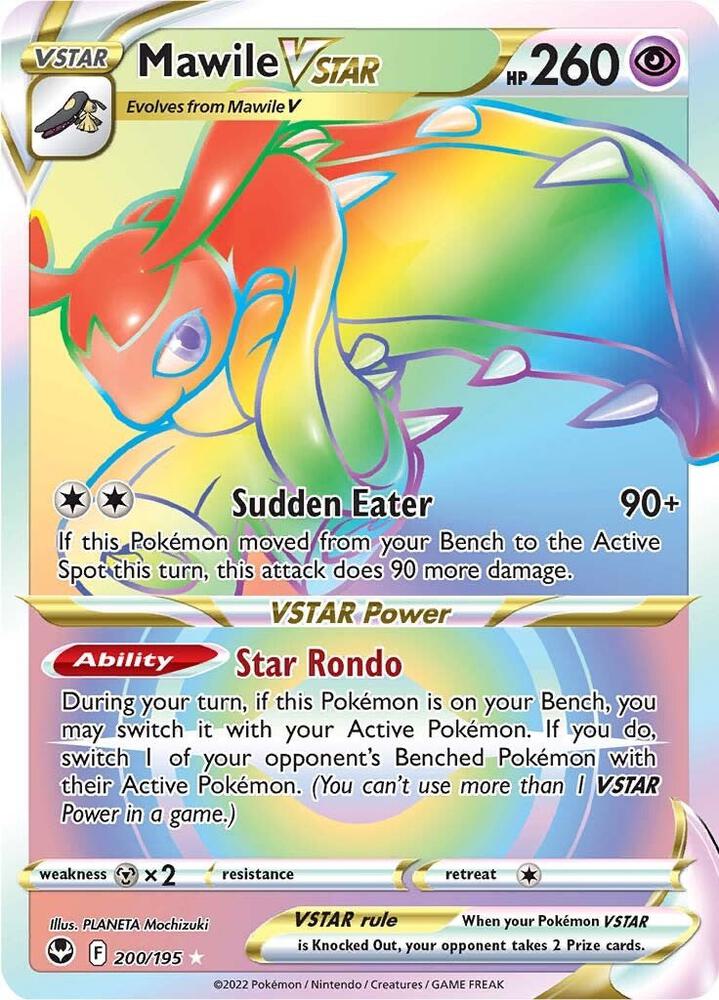 Mawile VSTAR Secret 200/195 (SWSH12: Silver Tempest) - Holofoil