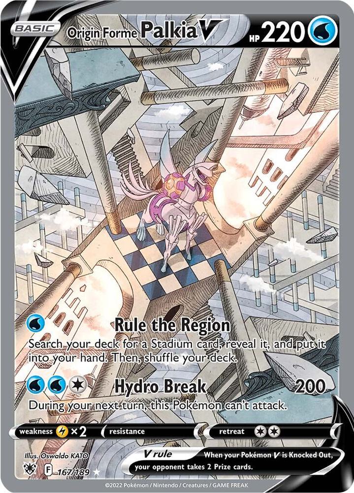 Origin Forme Palkia V 167/189 (SWSH10: Astral Radiance) - Holofoil