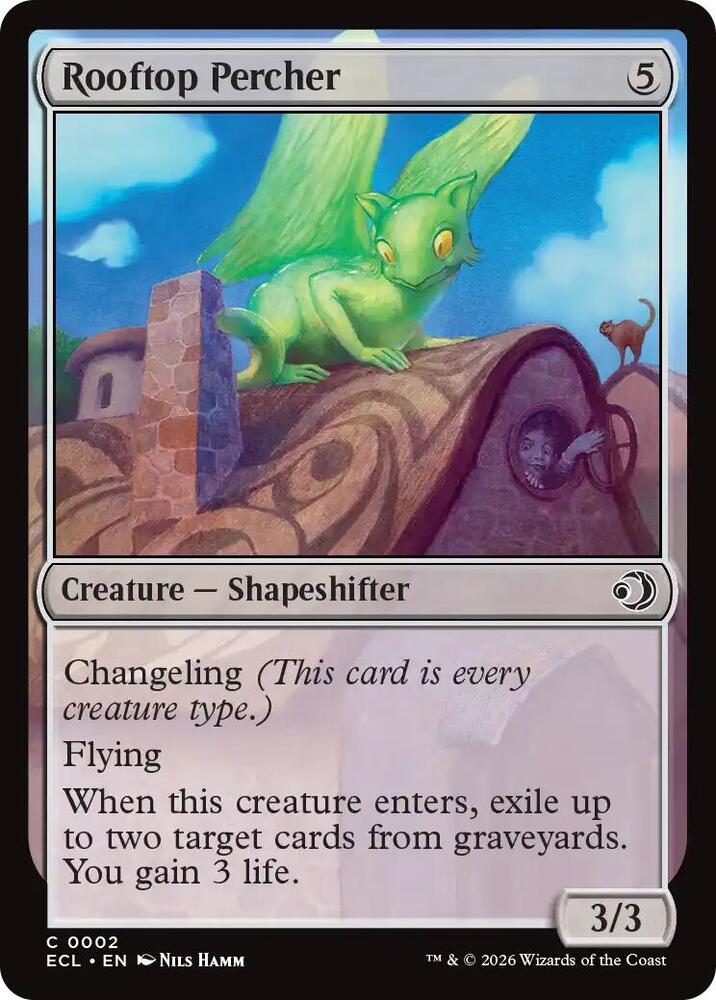 Rooftop Percher 2/273 (Lorwyn Eclipsed) - Foil