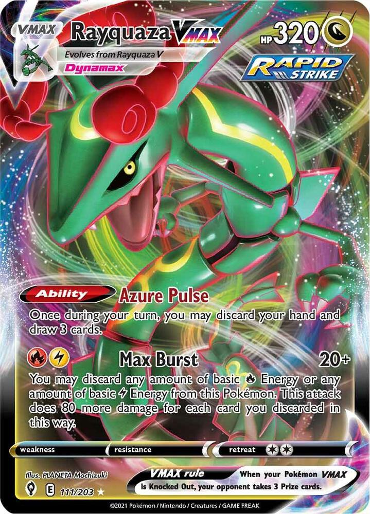 Rayquaza VMAX 111/203 (SWSH07: Evolving Skies) - Holofoil