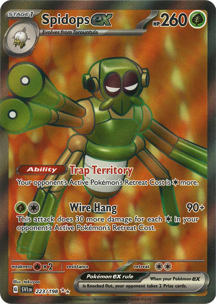 Spidops ex 223/198 (SV01: Scarlet & Violet Base Set) - Holofoil