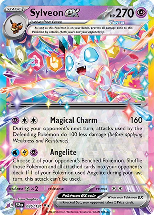 Sylveon ex 086/191 (SV08: Surging Sparks) - Holofoil