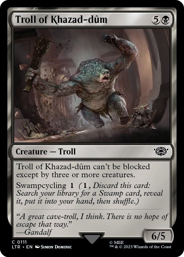 Troll of Khazad-dûm 111 (Universes Beyond: The Lord of the Rings: Tales of Middle-earth)